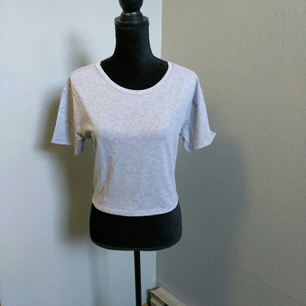 LADY'S LIGHT WEIGHT CROP TOP - Picture 4 of 8